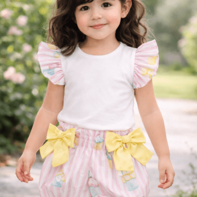 Meia Pata Ice Cream Bubbly Shorts Set