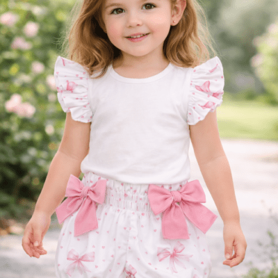 Meia Pata Bows Bubbly Shorts Set