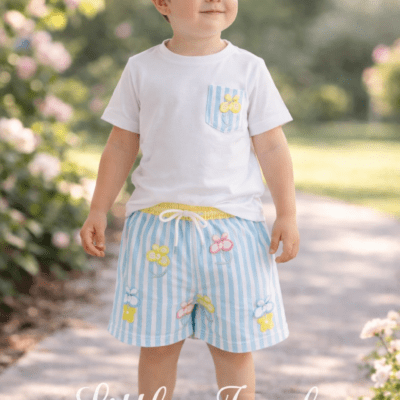 Meia Pata Ice Cream Boys Swim Short Set MP015