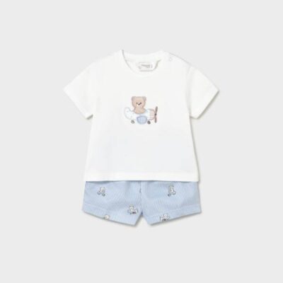 Mayoral Baby Blue Shorts Set 1275