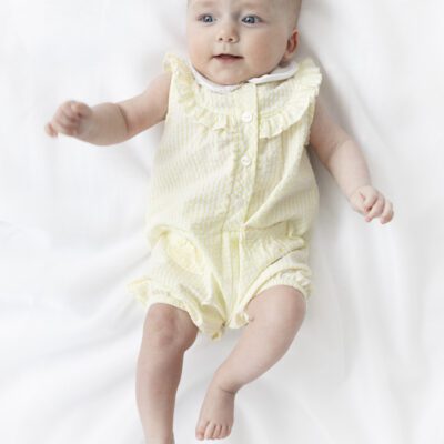 Blues Baby Annecy Lemon Frilly Romper 2269