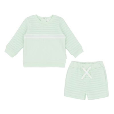 Pastels & Co Benson Mint Sweatshirt & Shorts Set 801T