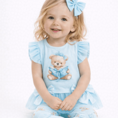Giorgio Bambini Mint Teddy Legging Set