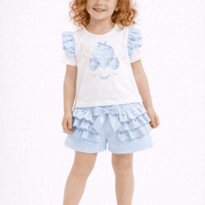 Giorgio Bambini Blue Balloon Short Set