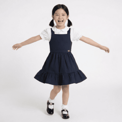Lelli Kelly Becky Navy Pinafore LKS010