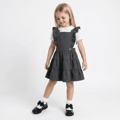Lelli Kelly Bryony Grey Pinafore LKS011