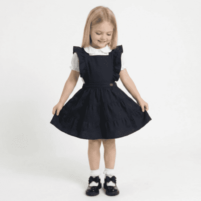 Lelli Kelly Bryony Navy Pinafore LKS011