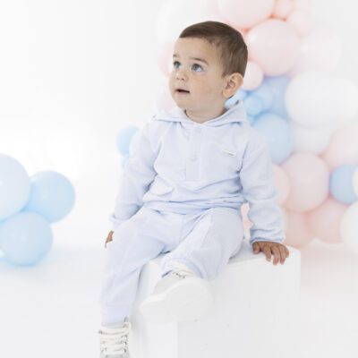 Blues Baby Oslo Blue Hooded Set 3219