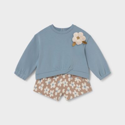 Mayoral Toddler Blue Short Set 2201