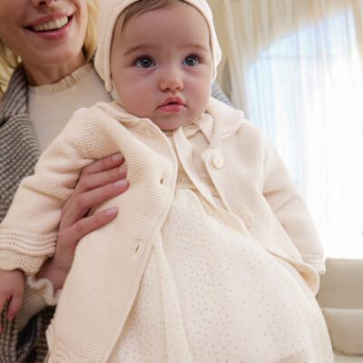 Mayoral Baby Cream Knit Coat 2403