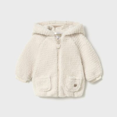 Mayoral Baby Cream Teddy Jacket 2408
