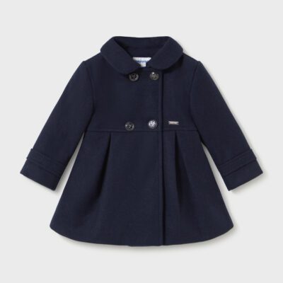 Mayoral Toddler Navy Wool Coat 2415