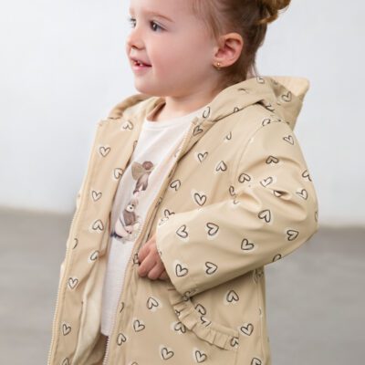 Mayoral Toddler Cream Raincoat 2442