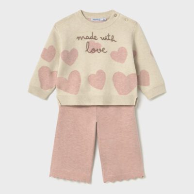 Mayoral Toddler Pink Trousers Set 2556
