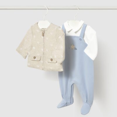 Mayoral Baby Blue Set With Jacket 2657