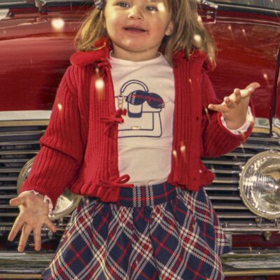 Mayoral Toddler Tartan Skirt Set 2953