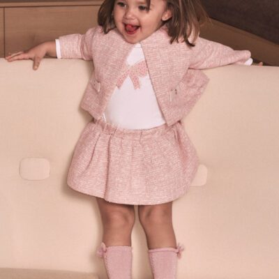 Mayoral Toddler Pink Skirt Set 2954