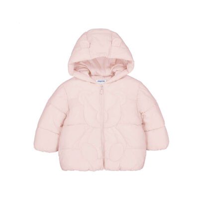 Mayoral Toddler Pink Bear Jacket 2438