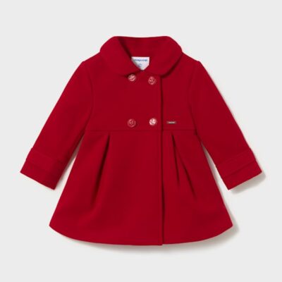 Mayoral Toddler Red Wool Coat 2415