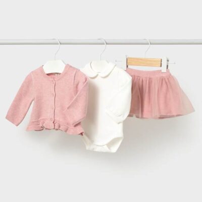 Mayoral Baby Pink Skirt Set 2811