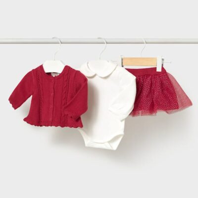 Mayoral Baby Red Skirt Set 2811
