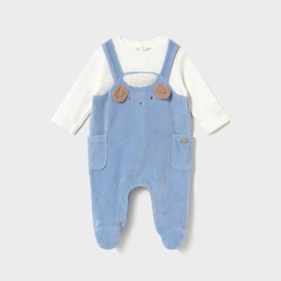 Mayoral Baby Blue Romper 2660