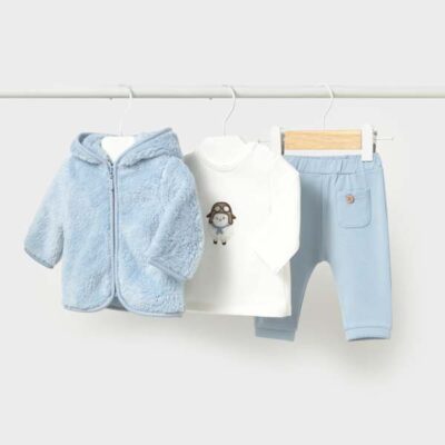 Mayoral Baby Blue 3 Piece Set 2670