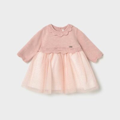 Mayoral Baby Pink Tulle Dress 2809